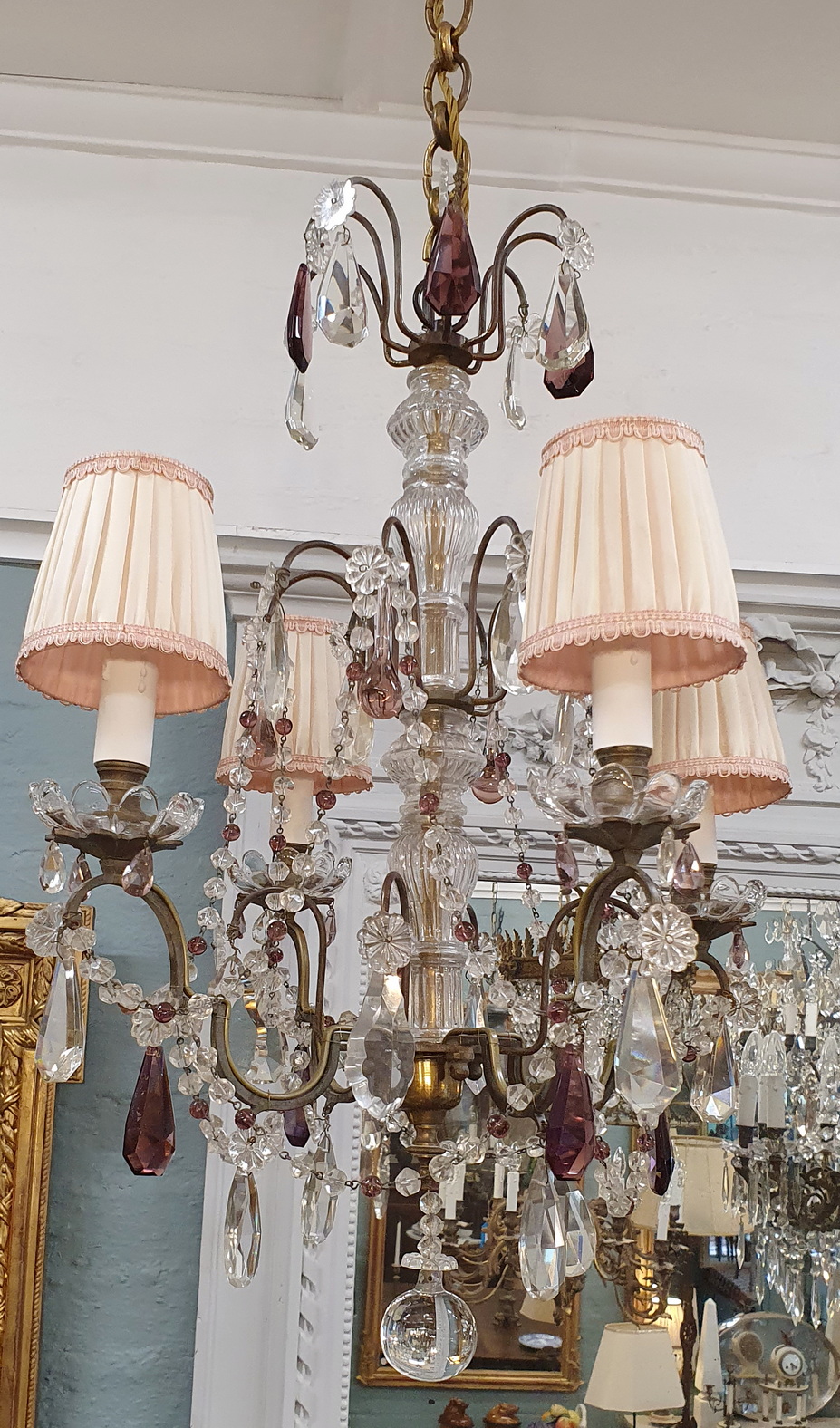A Parisian Bedroom Chandelier